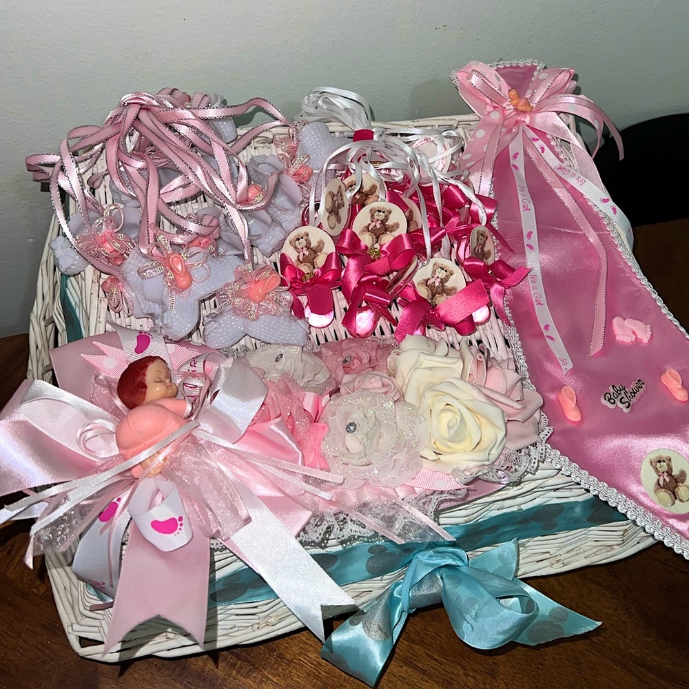 Baby Shower Pink Girl Set